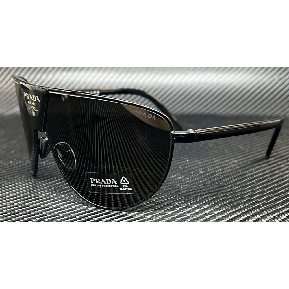 NEW! Prada Black Dark Men's 68mm Sunglasses - Picture 1 of 4